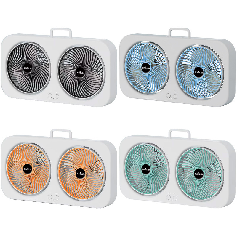 Настольный вентилятор F105 Dual-Fan Design 1800mAh