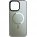 Пластиковая накладка Fibra ArcLine Case with Magnetic Safe для Apple iPhone 17 (6.3") (Gray)