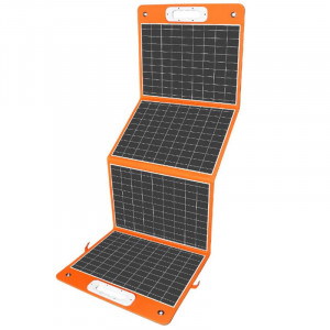 Портативная солнечная панель TSP-18V-100W Monocrystalline PD65W+QC3.0 (1USB-A/1C)