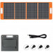 Фото Портативная солнечная панель TSP-18V-100W Monocrystalline PD65W+QC3.0 (1USB-A/1C) (Black) на vchehle.ua