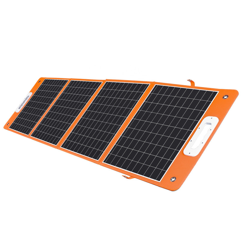 Портативная солнечная панель TSP-18V-100W Monocrystalline PD65W+QC3.0 (1USB-A/1C) (Black) в магазине vchehle.ua