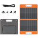 Фото Портативна сонячна панель TSP-18V-60W Monocrystalline PD45W+QC3.0 (1USB-A/1C) (Black) на vchehle.ua