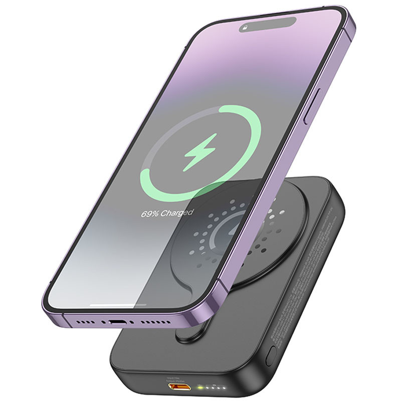 Фото Power Bank Hoco 10000 mAh J117A Esteem PD20W з БЗП (Black) на vchehle.ua
