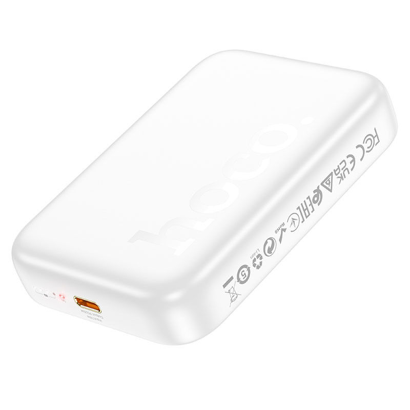 Фото Power Bank Hoco 10000 mAh J117A Esteem PD20W з БЗП (White) в маназині vchehle.ua
