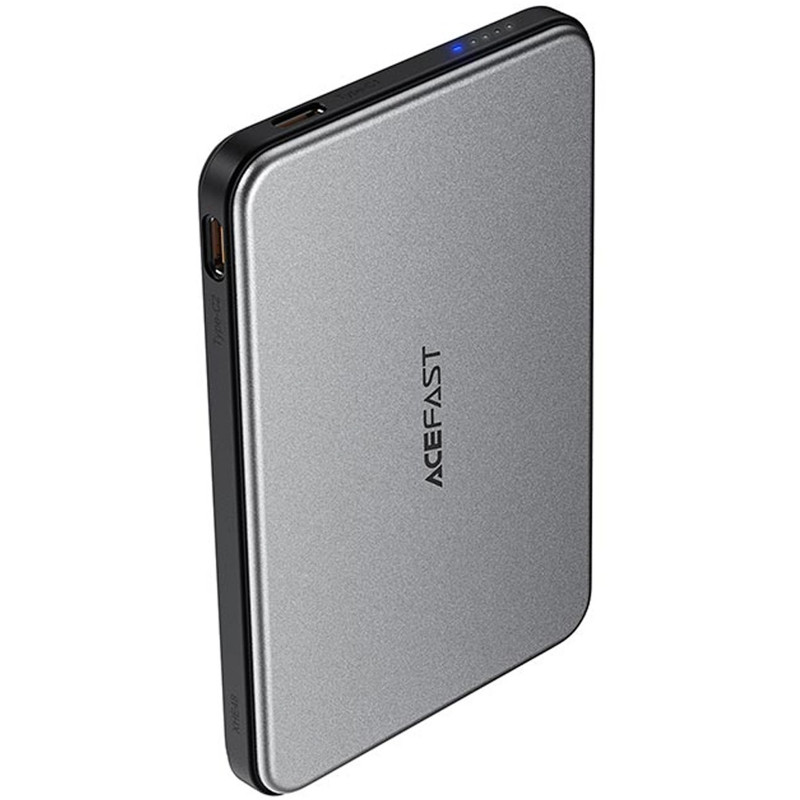 Фото Power Bank Acefast 5000 mAh M30 PD20W с БЗУ with cable (Black) в магазине vchehle.ua
