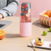 Купить Портативный блендер / соковыжималка N8 400+300ml 60W 1500mAh (Pink) на vchehle.ua