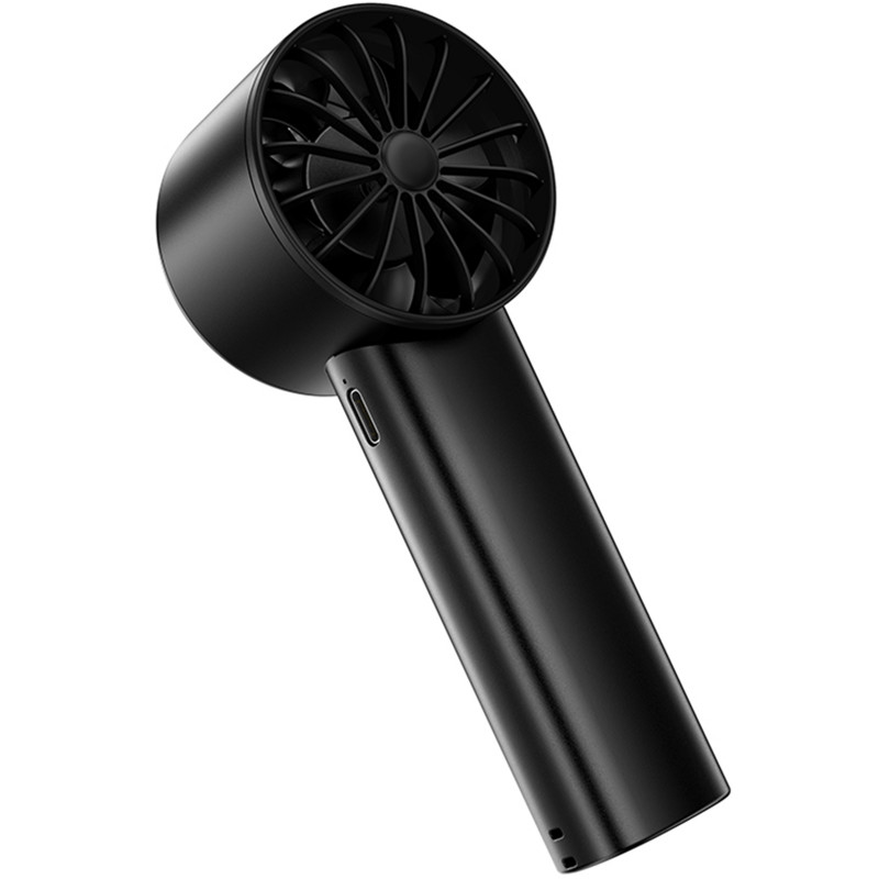 Фото Портативный вентилятор Hoco HX600 handheld folding fan 1200 mAh (Black) в магазине vchehle.ua