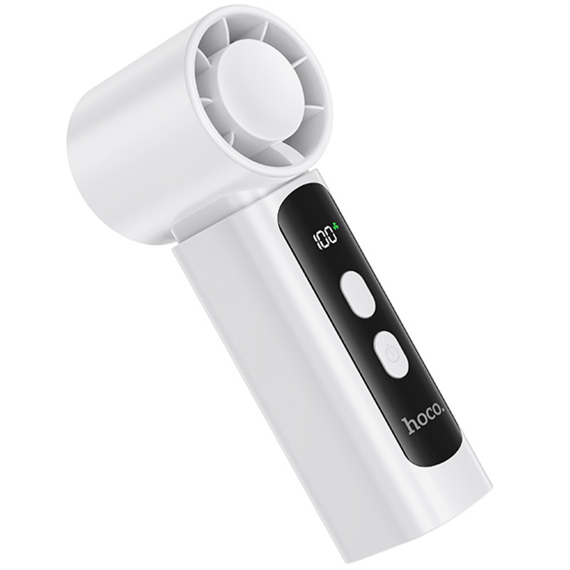 Купить Портативный вентилятор Hoco HX601 handheld folding fan 3000 mAh (White) на vchehle.ua