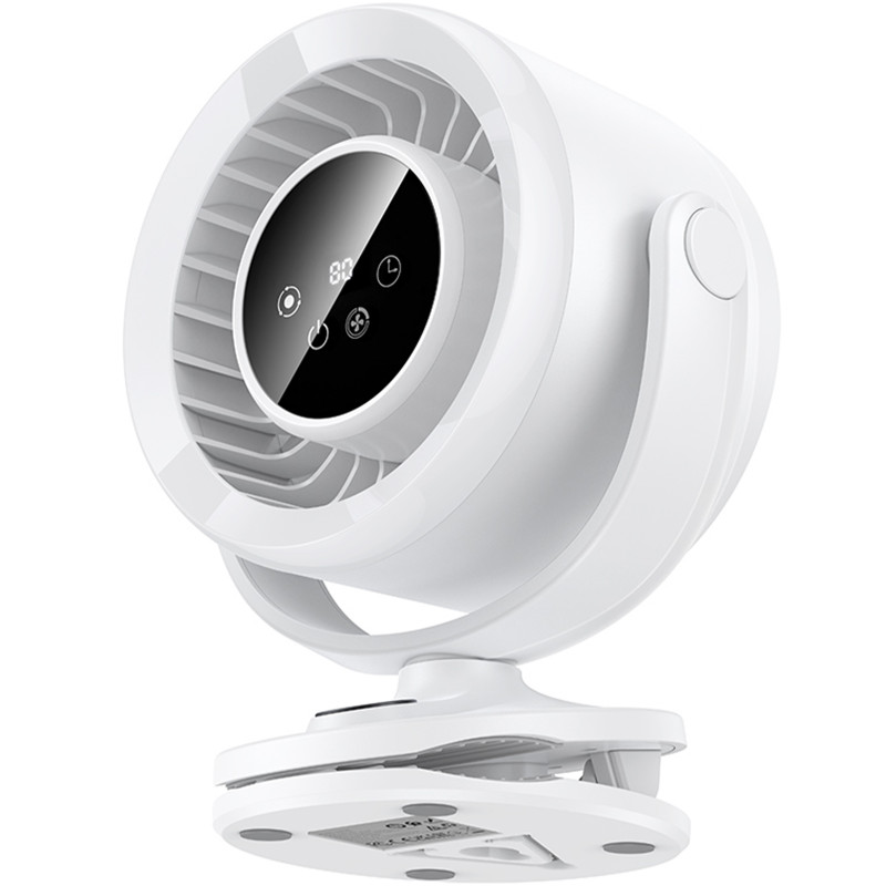 Фото Портативный вентилятор Hoco HX608 handheld folding fan 3600 mAh (White) в магазине vchehle.ua