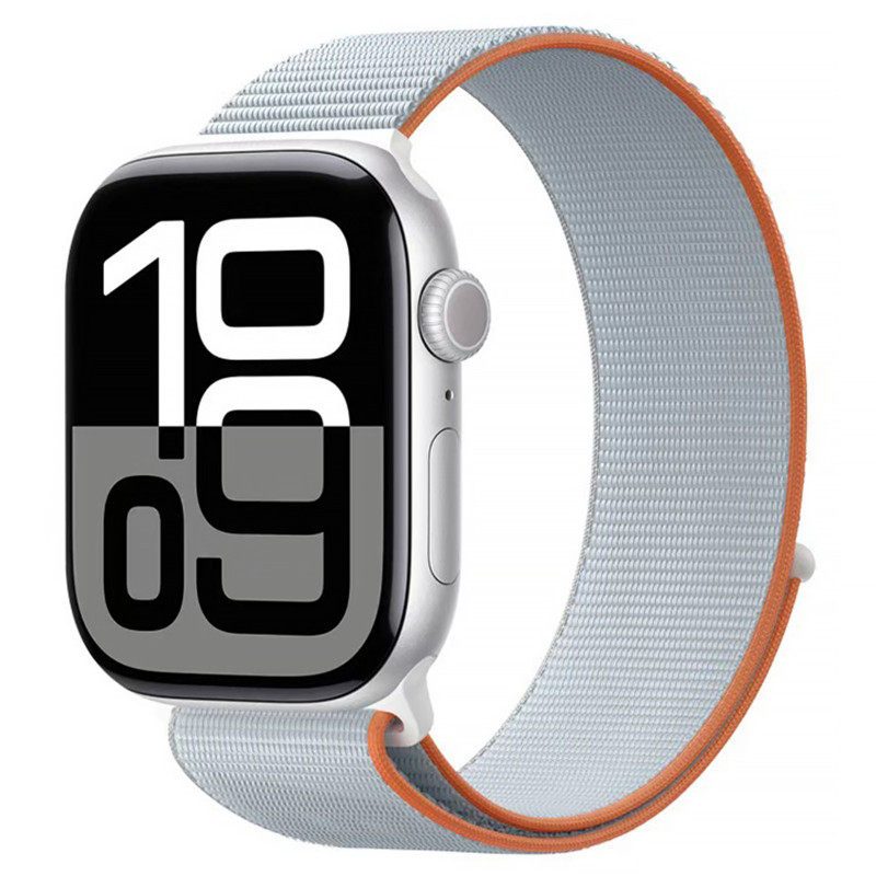 Ремінець BlueO Woven Nylon Sport для Apple Watch 38/40/41/42mm(ser.10) (Grey)