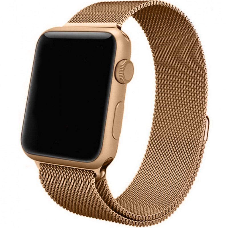Фото Ремешок Milanese Loop Design для Apple Watch 38/40/41/42mm(ser.10) (Champagne) на vchehle.ua