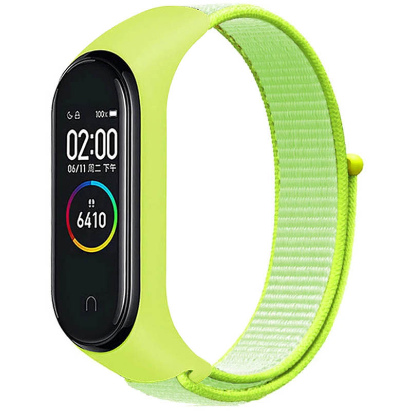 Ремінець Nylon для Xiaomi Mi Band 3/4/5/6/7 (Жовтий)