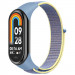 Ремешок Nylon New для Xiaomi Mi Band 8/9/10 (Azure / Yellow)