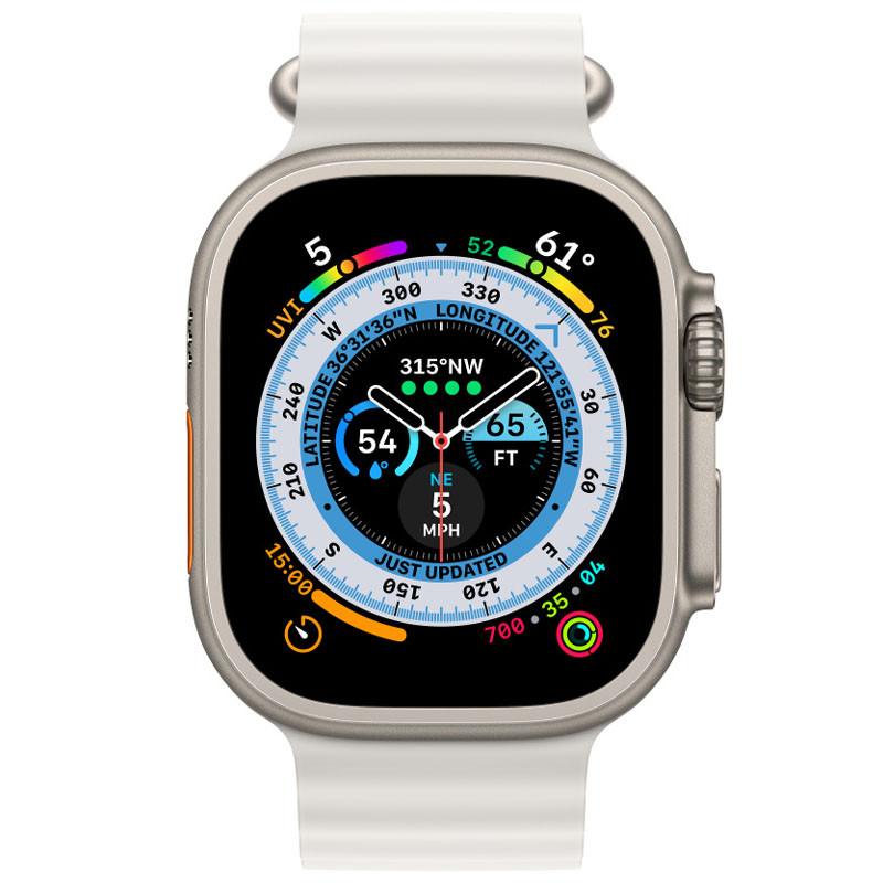 Фото Ремешок Ocean Band для Apple Watch 38/40/41/42mm(ser.10) (Белый / White) на vchehle.ua