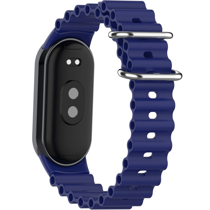 Фото Ремінець Ocean Band для Xiaomi Mi Band 9/8/10 (Синій / Blue) в маназині vchehle.ua