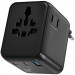 Мережевий універсальний перехідник WIWU UA011 Warrior GaN 25W + 1USB-A/2C (Black)