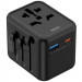 Сетевой универсальный переходник WIWU UA012 Warrior 12W + 1USB-A/1C