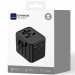 Заказать Сетевой универсальный переходник WIWU UA012 Warrior 12W + 1USB-A/1C (Black) на vchehle.ua
