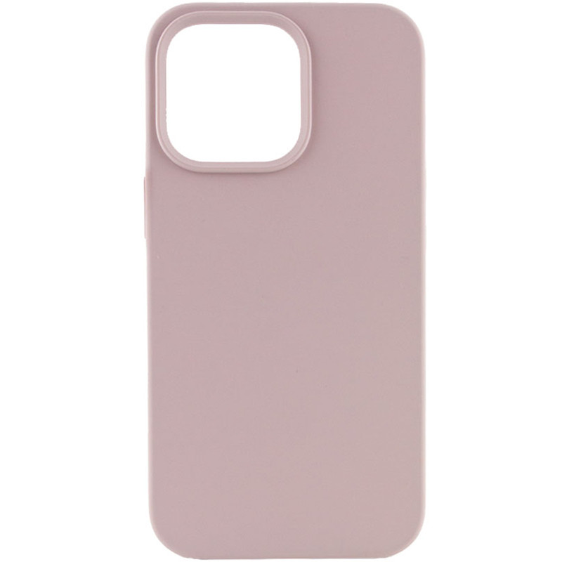Чехол Silk (AA) NO LOGO with Magnetic Fit для Apple iPhone 16 (6.1") (Серый / Lavender)
