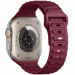 Силиконовый ремешок Defense для Apple Watch 42(ser.1-3)/44/45/46/49mm (Wine Red)