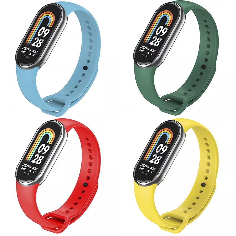 Силиконовый ремешок для Xiaomi Mi Band 8/9/10