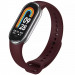 Силиконовый ремешок для Xiaomi Mi Band 8/9/10 (Бордовый / Plum)