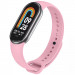 Силиконовый ремешок для Xiaomi Mi Band 8/9/10 (Розовый / Light pink)