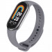Силиконовый ремешок для Xiaomi Mi Band 8/9/10 (Серый / Dark Gray)