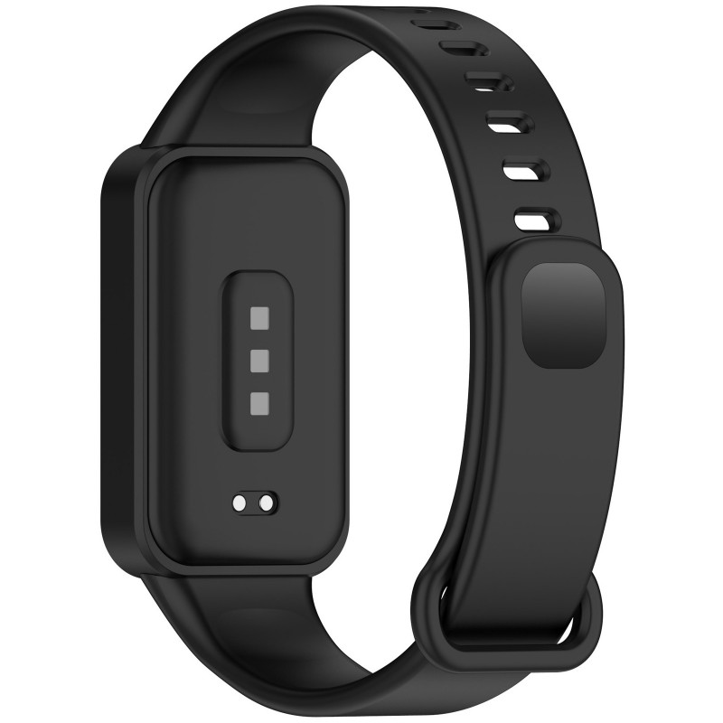 Силіконовий ремінець для Xiaomi Mi Smart Band 9 Active (Black) в магазині vchehle.ua