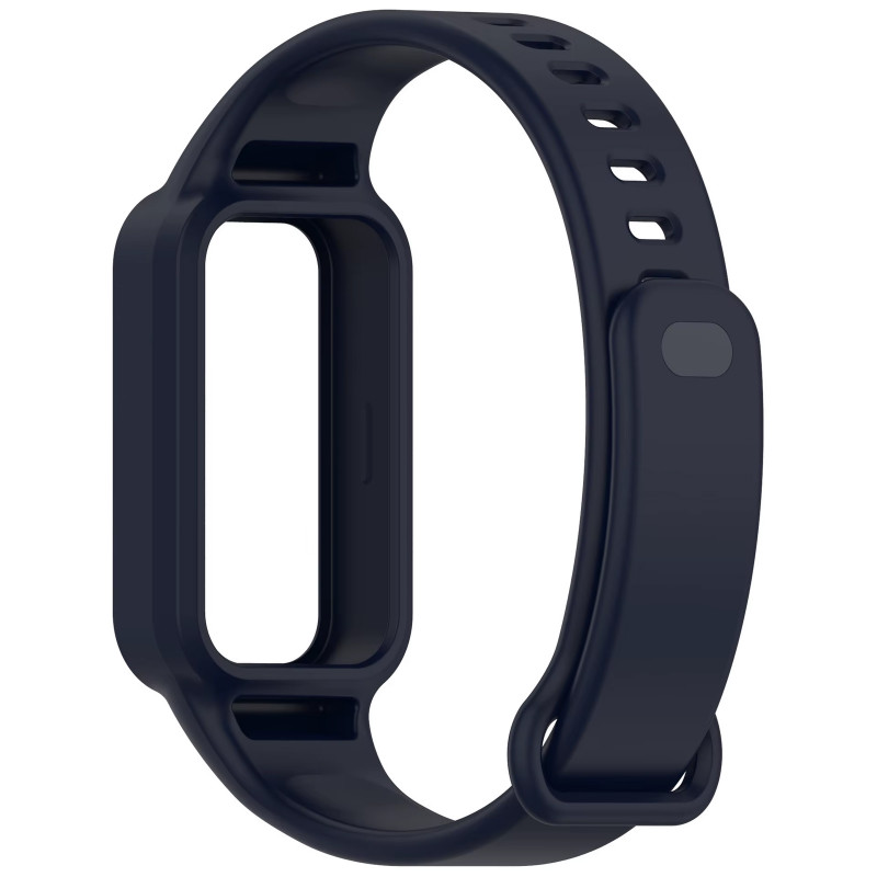 Фото Силіконовий ремінець для Xiaomi Mi Smart Band 9 Active (Midnight Blue) на vchehle.ua
