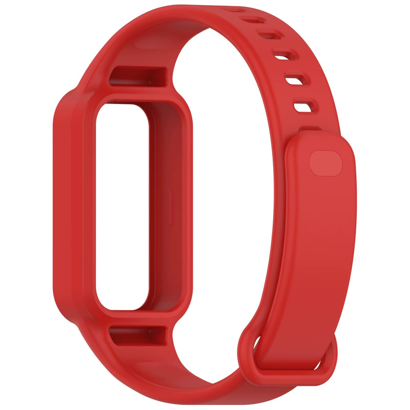 Фото Силіконовий ремінець для Xiaomi Mi Smart Band 9 Active (Red) на vchehle.ua