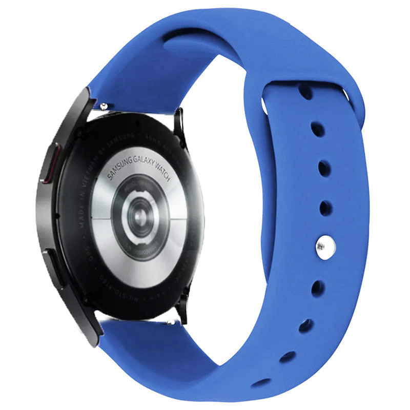 Силіконовий ремінець Sport для Smart Watch 20mm (Синій / Denim Blue)