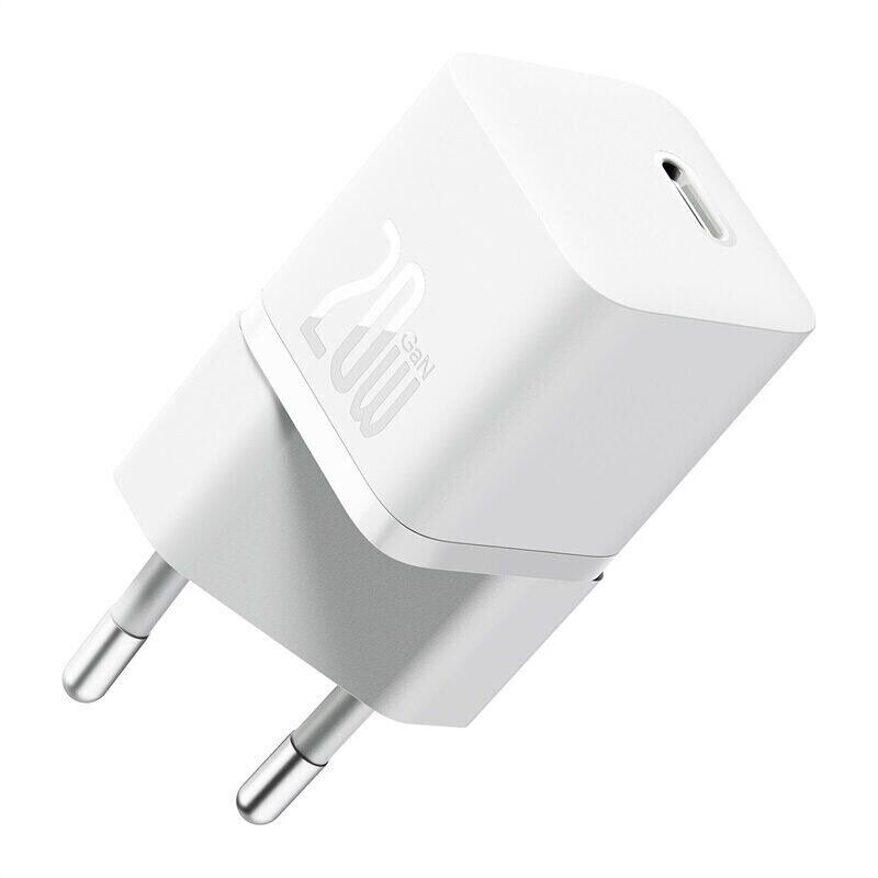 Фото СЗУ Baseus GaN5 Fast Charger (mini) PD20W (1USB-C) (CCGN05010) (White) на vchehle.ua