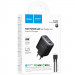 Фото СЗУ Hoco C160A Upgrade PD65W+QC3.0 (1USB-A/2C) + кабель Type-C to Type-C (Black) на vchehle.ua