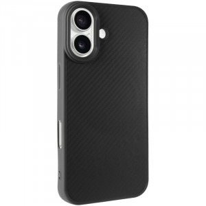 TPU чехол Carbon Protective with Magnetic safe для Apple iPhone 17 (6.3")