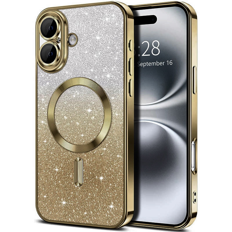 TPU чохол Delight case with Magnetic Safe з захисними лінзами на камеру на Apple iPhone 17 (6.3") (Коричневий / Brown)