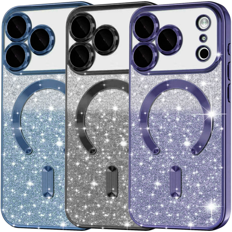 TPU чехол Delight case with Magnetic Safe с защитными линзами на камеру для Apple iPhone 17 Pro (6.3")