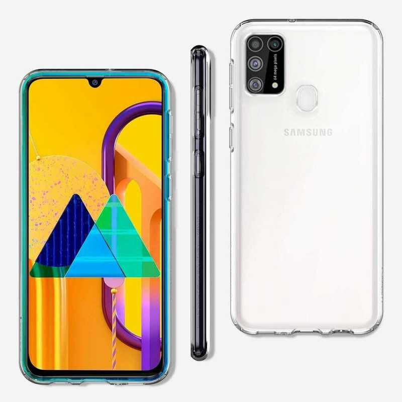 Фото TPU чехол Epic Transparent 1,0mm для Samsung Galaxy M31 (Бесцветный (прозрачный)) на vchehle.ua