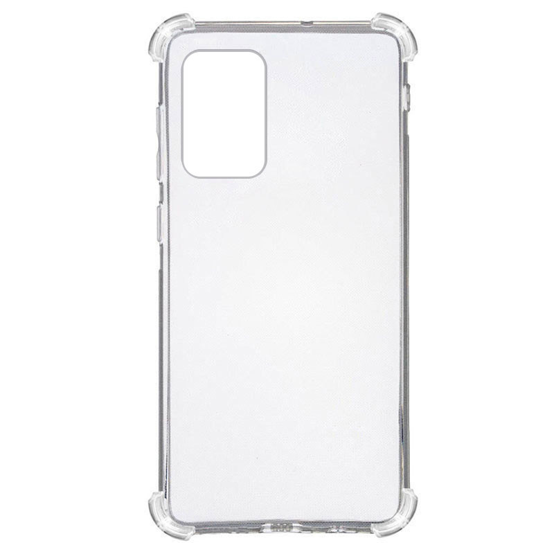 TPU чехол GETMAN Ease logo усиленные углы для Samsung Galaxy A32 4G (Бесцветный (прозрачный))