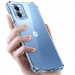 Фото TPU чохол GETMAN Ease logo посилені кути Full Camera на Motorola Moto G24 (Прозорий (прозорий)) на vchehle.ua