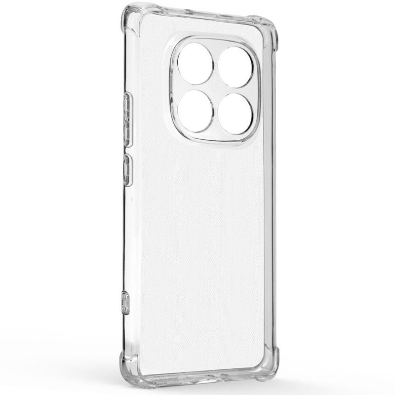 Фото TPU чехол GETMAN Ease logo усиленные углы Full Camera для Xiaomi Poco X7 (Бесцветный (прозрачный)) на vchehle.ua
