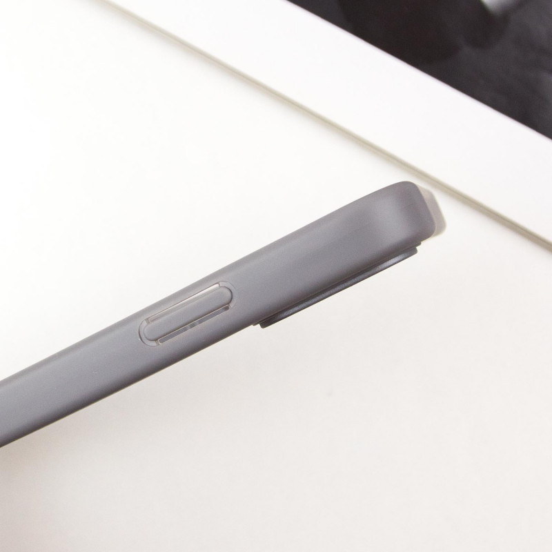 Заказать TPU чехол Transparent + Colour 1,5mm для Apple iPhone 12 (6.1") (Grey) на vchehle.ua