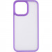 Фото TPU+PC чехол Metal Buttons для Apple iPhone 15 Pro Max (6.7") (Сиреневый / Light Purple) на vchehle.ua