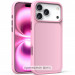 TPU+PC чехол Metal Buttons для Apple iPhone 17 (6.3") (Розовый / Pink)