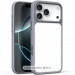 TPU+PC чехол Metal Buttons для Apple iPhone 17 Air (6.5") (Серый / Grey)