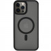 TPU+PC чехол Metal Buttons with Magnetic Safe для Apple iPhone 14 Pro (6.1") (Черный / Black)