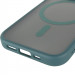 Купить TPU+PC чехол Metal Buttons with Magnetic Safe для Apple iPhone 14 Pro (6.1") (Зеленый / Dark Green) на vchehle.ua