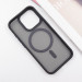 Фото TPU+PC чехол Metal Buttons with Magnetic Safe для Apple iPhone 16 Pro (6.3") (Черный / Black) в магазине vchehle.ua