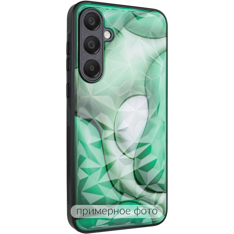 TPU+PC чехол Prisma BubbleGum для Xiaomi Redmi Note 13 4G (3D Green)