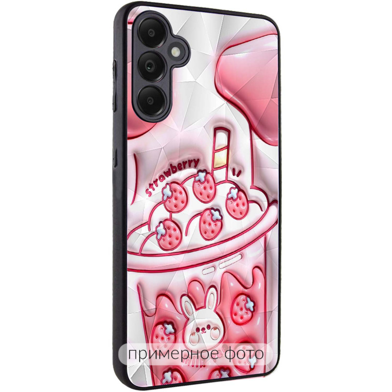 TPU+PC чохол Prisma Fluffie на Xiaomi Redmi 13C / Poco C65 (Strawberry)